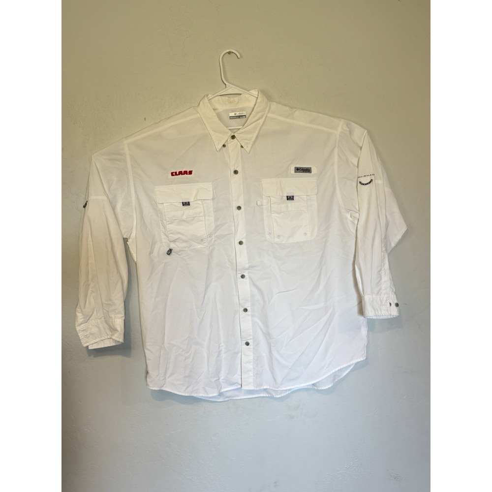 Columbia PFG Omni-shade Mens Performance Long Sleeve Shirt Vented Outdoor 2XL